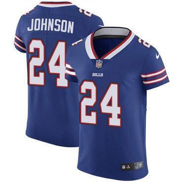 Men Buffalo Bills 24 Taron Johnson Nike Royal Limited NFL Jersey